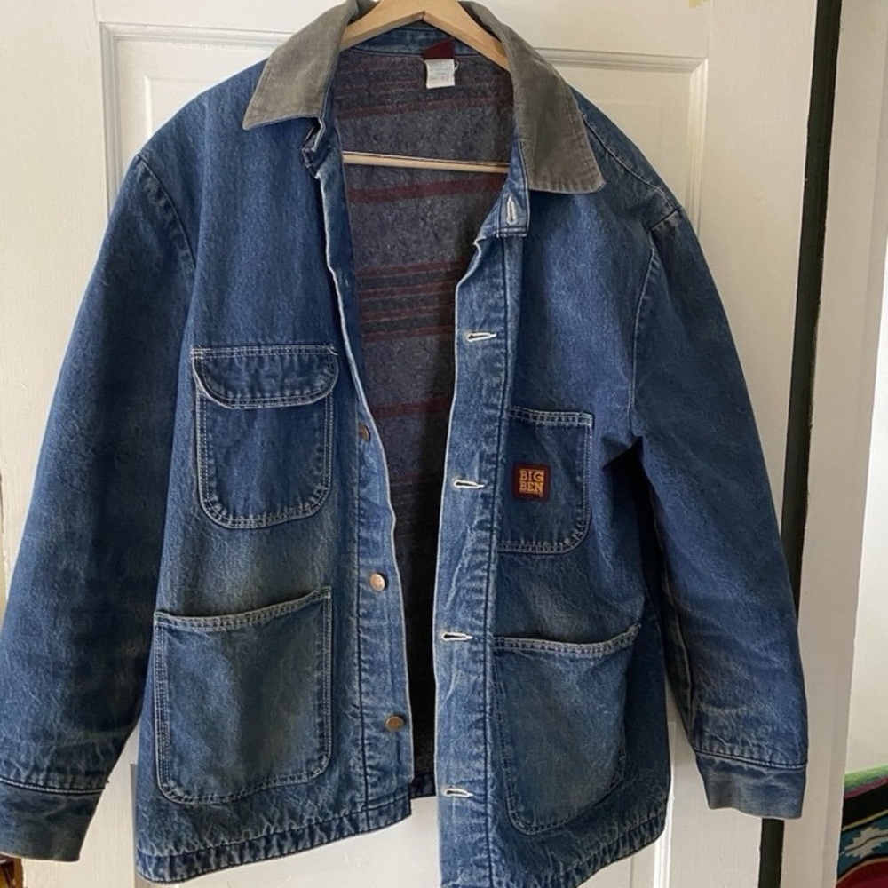 Vintage Big Ben denim chore jacket Sz42